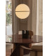 Dome 42Cm Globe Pendant Ceiling Light Satin Black, Gloss White Shade E27