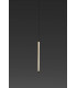 Lumina 60Cm 1L Black Pendant 12W 2200K