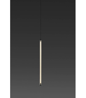 Lumina 90Cm 1L Black Horizontal Pendant 18W 2700K Dali
