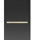 Lumina 60Cm 1L Black Horizontal Pendant 12W 2700K
