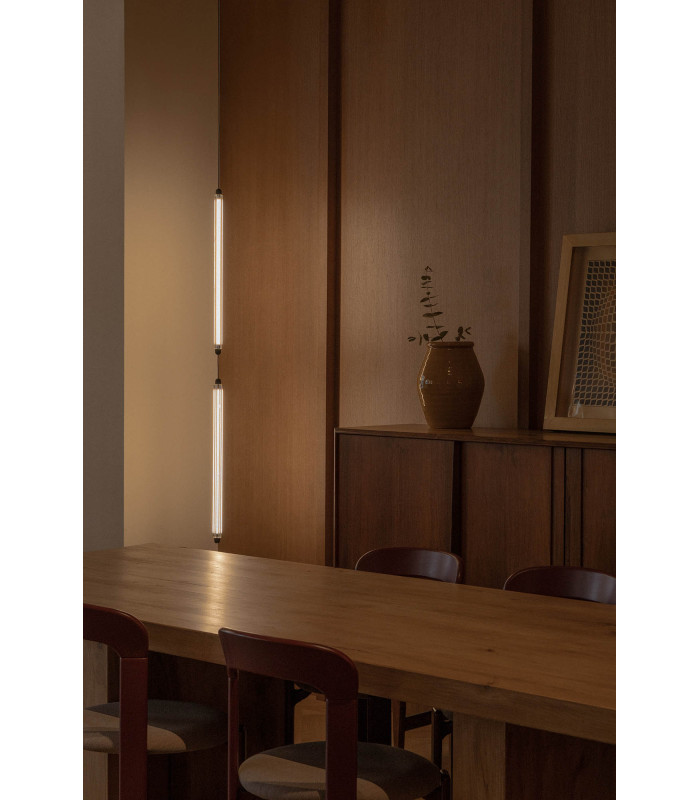 Lumina 60Cm 2L Black Pendant 24W 2200K