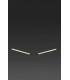Lumina 60Cm 2L Black Curved Pendant 24W 2200K Dali