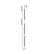 Lumina 60Cm 3L Black Pendant 36W 2200K Dali