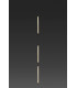 Lumina 60Cm 3L Black Pendant Recessed Frameless 36W 2200K Dali