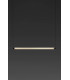 Lumina 90Cm 1L Black Pendant 18W 2700K Dali