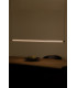 Lumina 120Cm 1L Black Horizontal Pendant 24W 2200K Dali