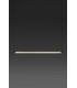 Lumina 120Cm 1L Black Horizontal Pendant 12W 2700K Dali