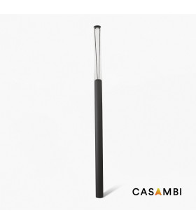 Rush LED Outdoor Bollard 370Cm Dark Grey Pole Lamp 2700K 360º Casambi Dimmable IP65