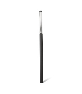 Rush LED Outdoor Bollard 370Cm Dark Grey Pole Lamp 2700K 180º Dali Dimmable IP65