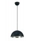 Dome Ceiling Pendant E27, Matt Black, Mirror Mosaic Inner - 1