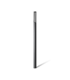 Screen LED Outdoor Bollard 310Cm Dark Grey Pole Lamp 2700K 360º IP65