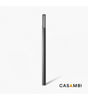 Screen LED Outdoor Bollard 310Cm Dark Grey Pole Lamp 2700K 180º Casambi Dimmable IP65