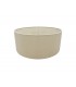 Round Cylinder, 500 x 200mm Dual Faux Silk Fabric Shade, Nude Beige, Moonlight - 1