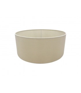Round Cylinder, 500 x 200mm Dual Faux Silk Fabric Shade, Nude Beige, Moonlight - 1