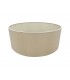 Round Cylinder, 600 x 220mm Dual Faux Silk Fabric Shade, Nude Beige, Moonlight - 1