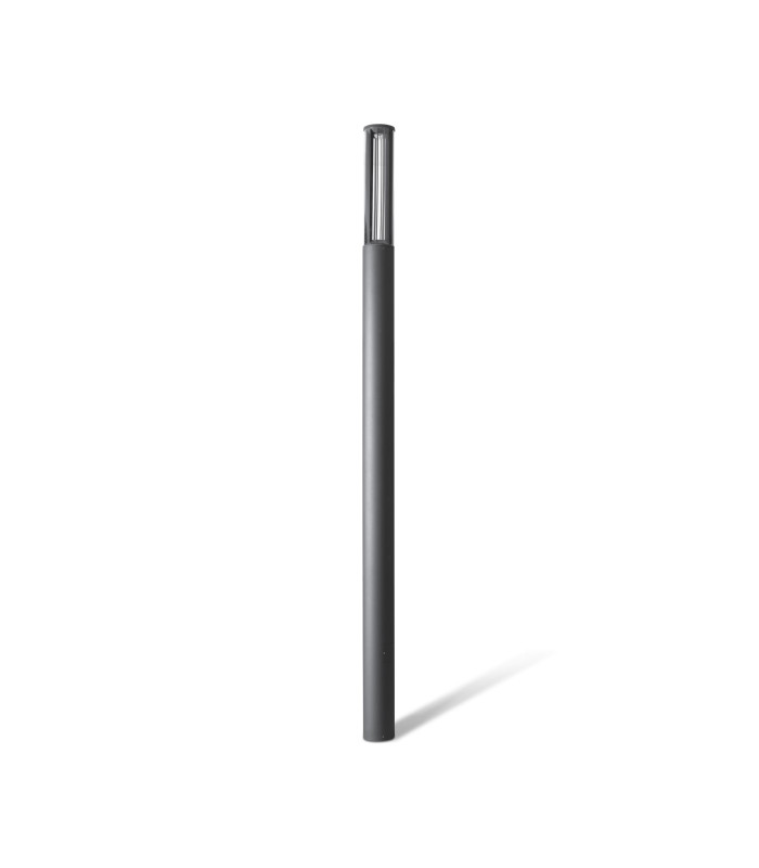 Screen LED Outdoor Bollard 310Cm Dark Grey Pole Lamp 4000K 180º IP65