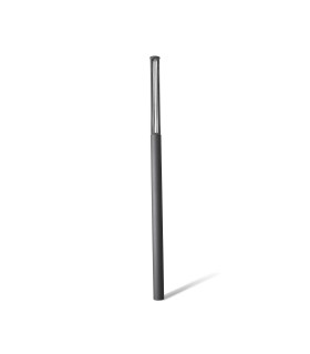 Screen LED Outdoor Bollard 370Cm Dark Grey Pole Lamp 2700K 360º IP65