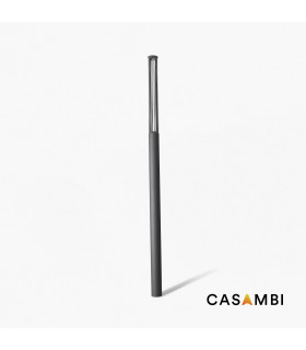 Screen LED Outdoor Bollard 370Cm Dark Grey Pole Lamp 3000K 360º Casambi Dimmable IP65