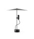 Clap 51Cm LED Outdoor Display Light Black, Black Shade IP65 3000K with Screen