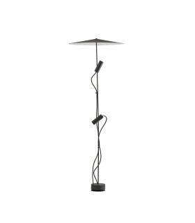 Clap 126Cm LED Outdoor Display Light Black, Black Shade IP65 3000K with Screen