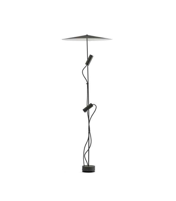 Clap 126Cm LED Outdoor Display Light Black, Black Shade IP65 3000K with Screen