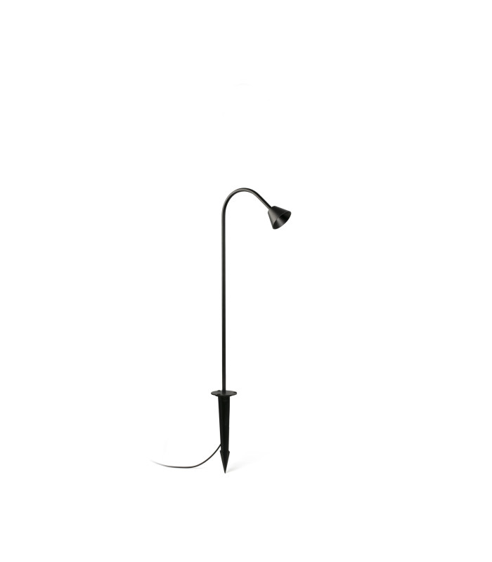 Lily 65Cm LED Outdoor Spike Black IP65 2700K