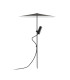 Clap LED Outdoor Spike Black IP65 3000K with Screen