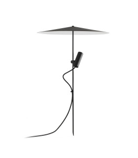 Clap LED Outdoor Spike Black IP65 3000K with Screen