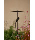 Clap LED Outdoor Spike Black IP65 3000K with Screen