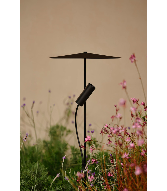 Clap LED Outdoor Spike Black IP65 3000K with Screen