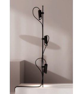 Clap Twin LED Outdoor Spike Black IP65 3000K