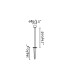 Cuca 50Cm LED Outdoor Spike Black IP65 2700K
