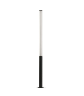 Tura 200Cm LED Outdoor Bollard Dark Grey IP65 3000K