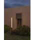 Tura 200Cm LED Outdoor Bollard Dark Grey IP65 3000K