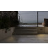 Dune Square LED Outdoor Flush Wall Lamp Dark Grey IP65 CCT 2200-4000K