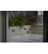 Dune Rectangle LED Outdoor Flush Wall Lamp Rust Brown IP65 CCT 2200-4000K