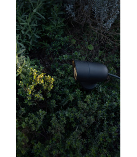 Luca Outdoor Spike Black GU10 IP65