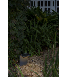 Luma LED Outdoor Pedestal Light Dark Grey IP65 3000K