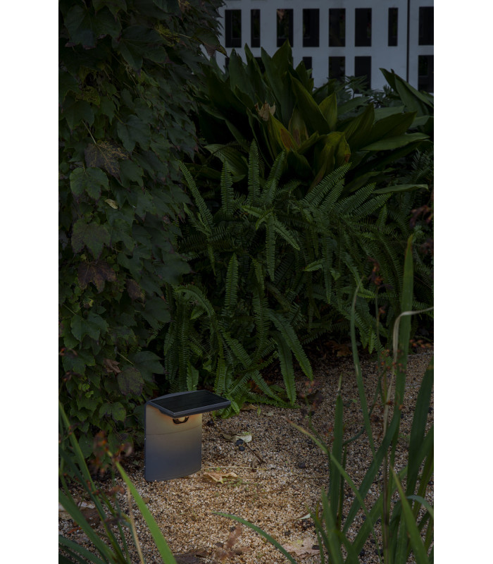 Luma LED Outdoor Pedestal Light Dark Grey IP65 3000K