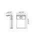 Luma LED Outdoor Pedestal Light Dark Grey IP65 3000K
