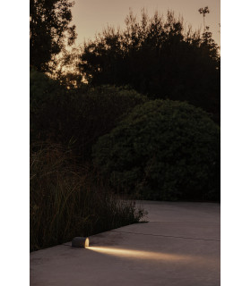 Iglu LED Outdoor Pedestal Light Grey IP65 3000K