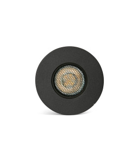 Grund Outdoor Recessed Ground Light Anodized Black GU10 IP67