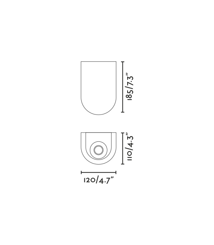 Iglu LED Outdoor Pedestal Light Grey IP65 3000K