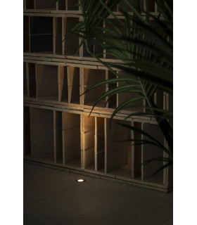 Grund Outdoor Recessed Ground Light Anodized Black GU10 IP67