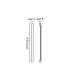 Lime 90Cm LED Outdoor Modern Wall Lamp Black IP65 2700/ 3000/ 4000K