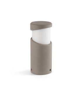 Block Outdoor Pedestal Light Sand E27 IP65