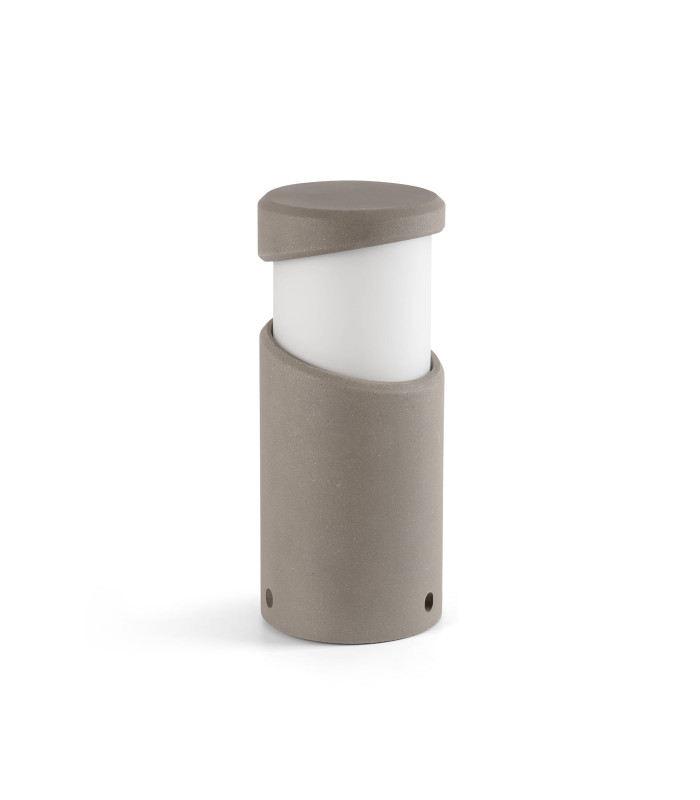 Block Outdoor Pedestal Light Sand E27 IP65