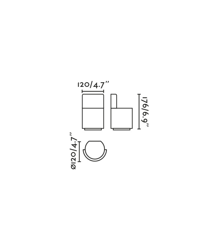 Noboru Outdoor Display Light Dark Grey GU10 IP67