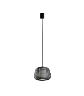 Narita Outdoor Pendant Ceiling Light Black E27 IP65