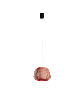 Narita Outdoor Pendant Ceiling Light Orange E27 IP65